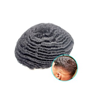 10mm wave- Lace &PU Both Base Man Weave Units